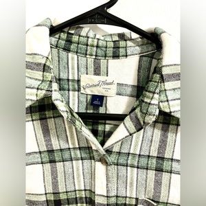 Green, White and Black Flannel